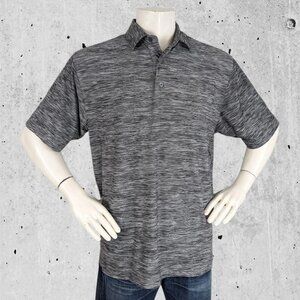 Footjoy Golf Polo Shirt Size Large Gray Grey